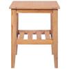 VidaXL Table basse 40x40x50 cm Carrée Teck solide