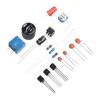Metalldetektor-Kit für Heimwerker Einfach zu montieren Berührungsloser Sensor PVC+Metall-Material Ton- und Lichtdetektion 25