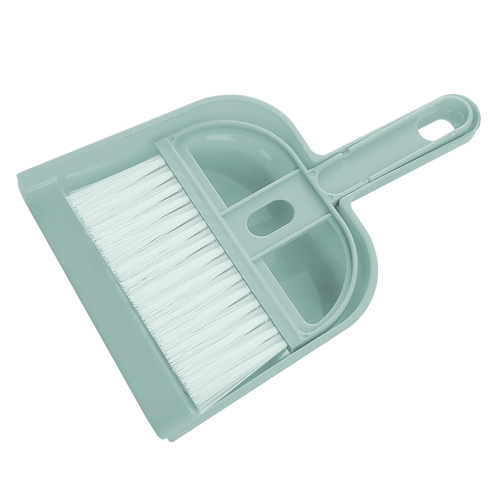 

Hand Dustpan and Brush Set Efficient Cleaning Compact Portable Broom Dustpan Combo for Desktop