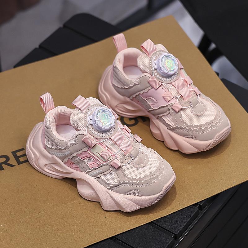 Classmates Girls Shoes Summer 2025 New Children's Daddy Shoes Older Children's Girls Jinjiang Mesh Sneakers Breathable