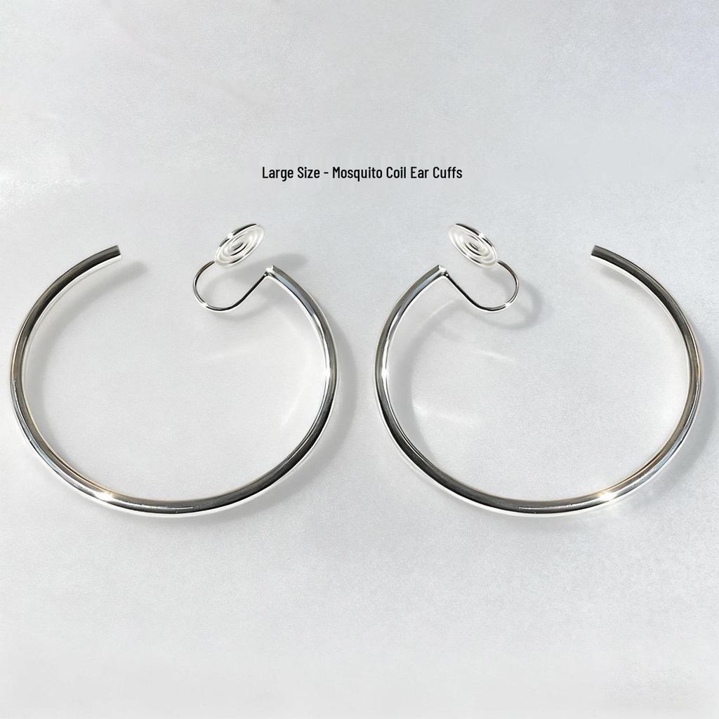 Kolczyki klipsy w stylu lat 80. z Hongkongu w kolorze czerwonym i niebieskim dla nieprzekłutych uszu – Luksusowe kolczyki sztyfty w stylu francuskim