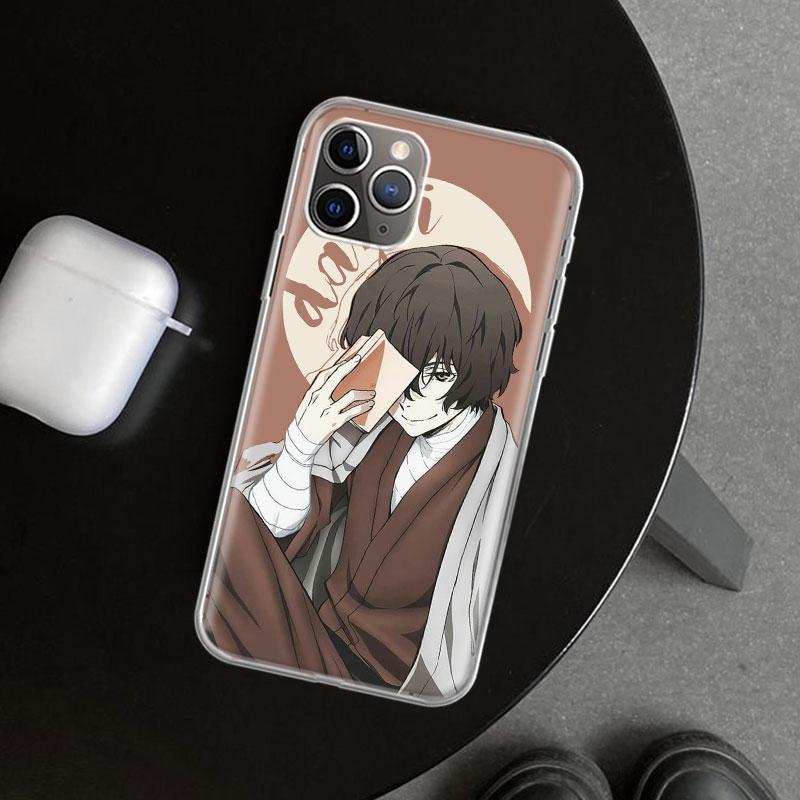 Bungou Stray Dogs Dazai Osamu Phone Case Cover For iPhone 11 12 13 Mini 14 15 Plus 16 Pro Max 17 Air 7 8 + SE Art Customized Fun