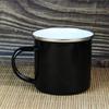 thick top quality 12oz 350ml enamel mug cup camping mug cup tea mug cup