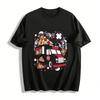 Fun Pizza Truck Graphic Tee Trendy Casual Streetwear Top Pure Cotton T-shirt