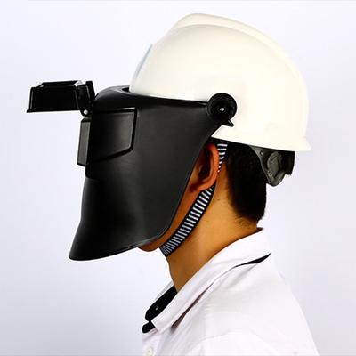 Flip Front Welding Face Cover Guard Detachable Anti Splash Auto Darkening and Clear Lens for Industrial Use Professional