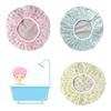 Thickening Oil-proof Shower Cap Reusable Blue/yellow/pink Polka Dot Spa Cap