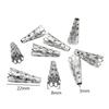 30pcs Stainless Steel Drop Extender Chain Pendant End Spacer Caps End Crimp Crod Bukle Tip Clasp DIY Jewelry Making Accessories