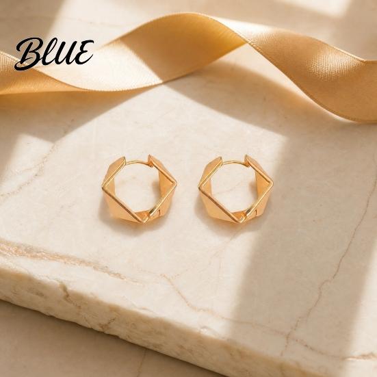 Everyday Earrings 1 Pair Hoop for Women Thick Chunky Fine