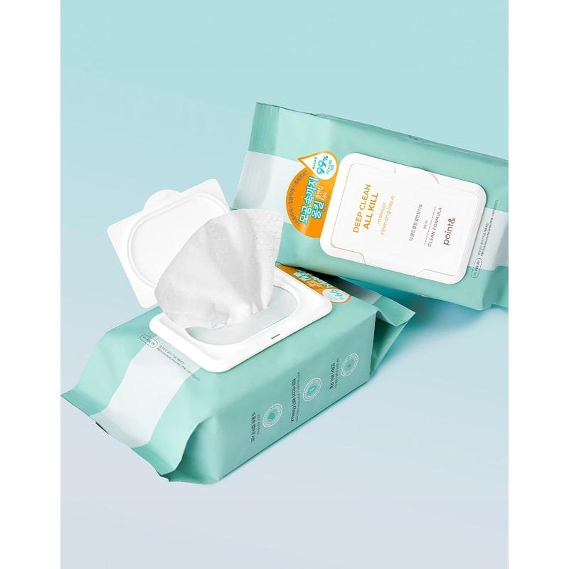 Deep Clean All-in-One Mildly Acidic Cleansing Tissue, 80 Sheets