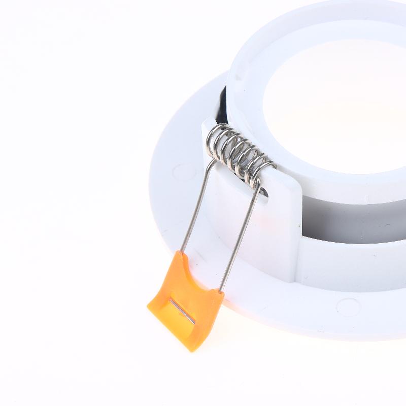 1Pcs White Black Round Light Kit Gu10 Base Lamp Holder Adjustable Ceiling Spotlight Shell Accessories