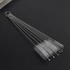 304 Stainless Steel & Nylon Straw Brush - Silicone Glass, Test Tube, Baby Bottle & Medical Cleaning Brush
