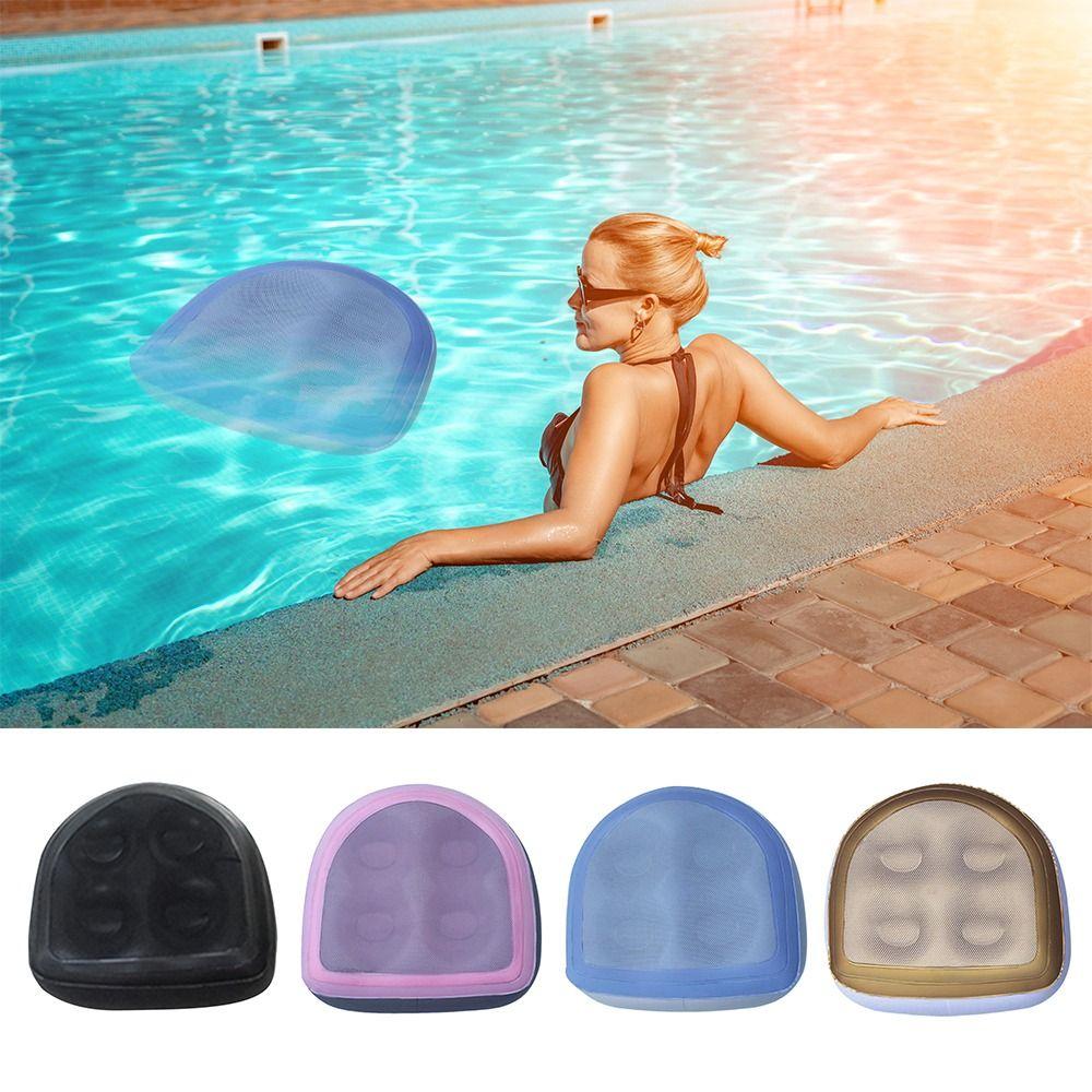 Inflatable Hot Tub Booster Seat PVC Bathtub Spa Pad Hot Tubs Support Cushion  Hot Tub Accessories
