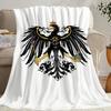 Flag of Prussia Art Blanket Blanket for Couch Sofa Travel Home Hiking Picni Bed Beding Flannel Blanket Birthday Gift