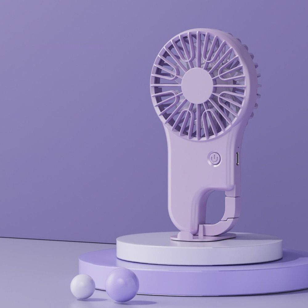 Mountaineering Hook Small Electric Fan Portable Cooling Fan Air Cooler  for Office Desk Student