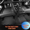 Car Floor Mats For VW Golf 4 MK4 1998-2003 DropShipping Center Auto Interior Accessories Leather Carpets Rugs Foot Pads