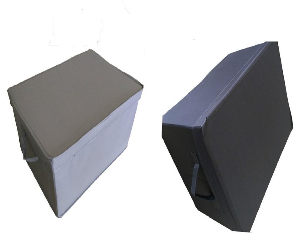 Cloth Oxford Storage Bench With Foldable Design For Living Organization Room