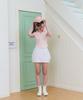Etosome Balloon Mini Skirt (White)