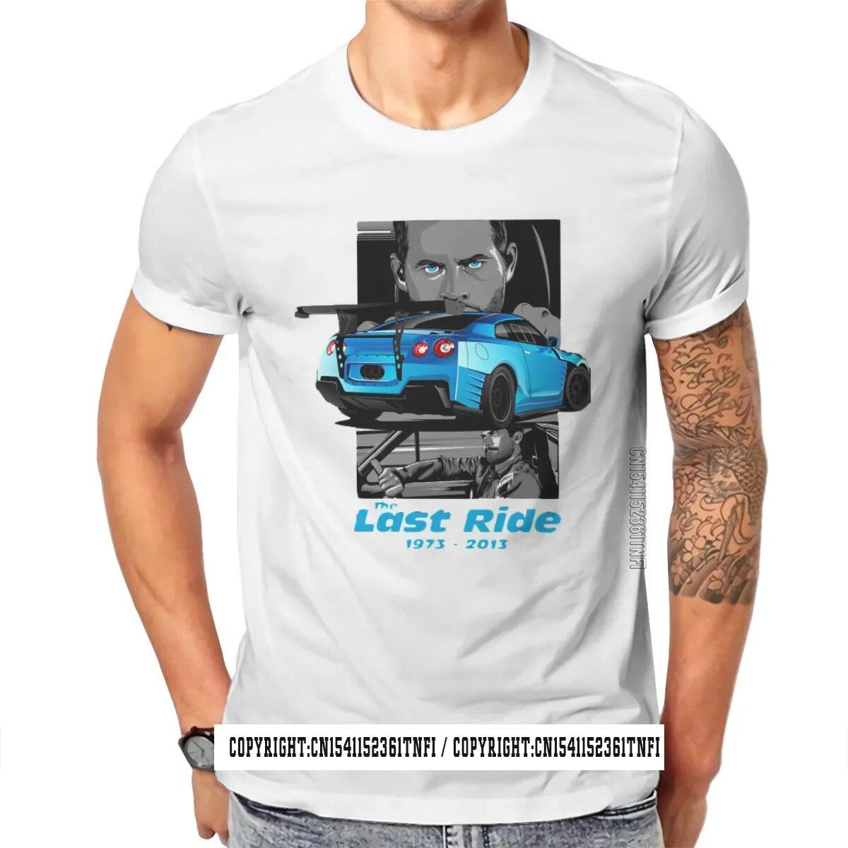 

Футболка «Форсаж» с фильмом Пол Уокер GT-R, футболка в стиле гранж для взрослых, большие размеры, футболки унисекс из 100% хлопка, футболка в стиле Харадзюку с круглым вырезом