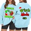Women's Casual Fashion Long Sleeve Christmas Printed Round Neck Sweatshirt Top