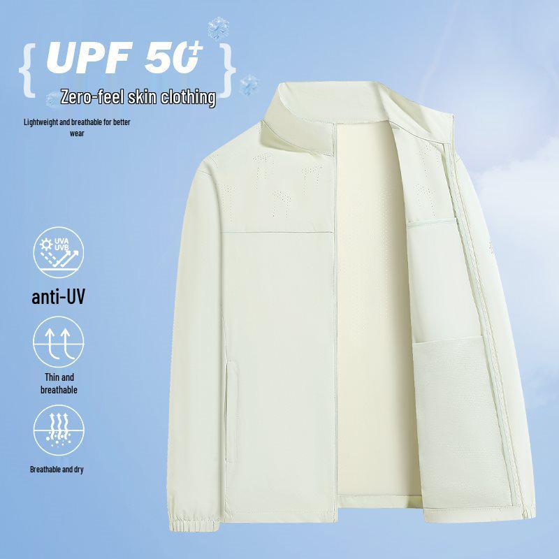 2026 Outdoor UV Protection Lightweight Stand Collar Skin Jacket for Men and Women