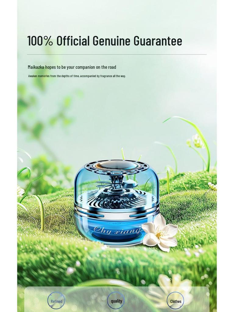 2025 Solar Car Aromatherapy Perfume - Elegant Men's Car Interior Ornament with Subtle Fragrance