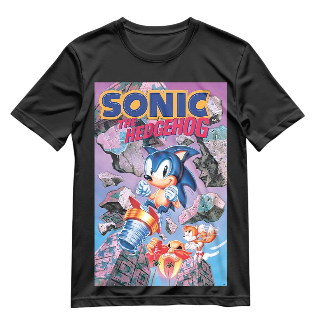 Sonic The Hedgehog T Shirt Retro Original Sonic Game Art Graphic A Shirt S-XXXL S