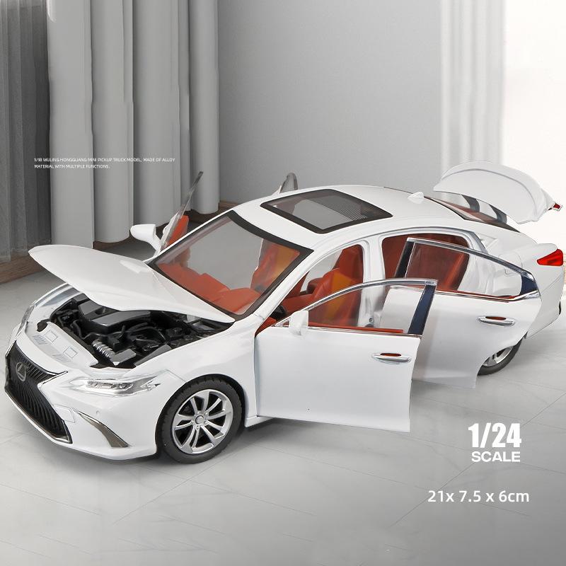1/24 Lexus ES300 Sedan Alloy Scale Car Model Diecast Metal Miniature Car Model Collection Children Birthday Toy Car Vehicle