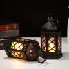 Retro Desktop Lamp - Halloween Ambient Decor & Creative Gift Hexagonal Led Wind Lamp Candle Lamp Portable Pony Lamp