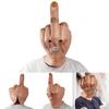 Scary Middle Finger Halloween Mask Latex Full Head Costume Party Prop Cosplay