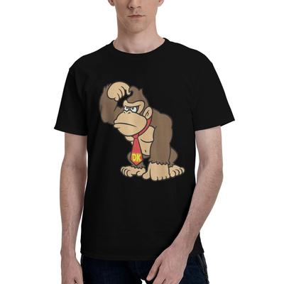 Casual Donkey Kong Game T-shirts Heren Dames Ronde Hals Katoenen T-shirts Korte Mouw T-shirt Grote Maten Tops