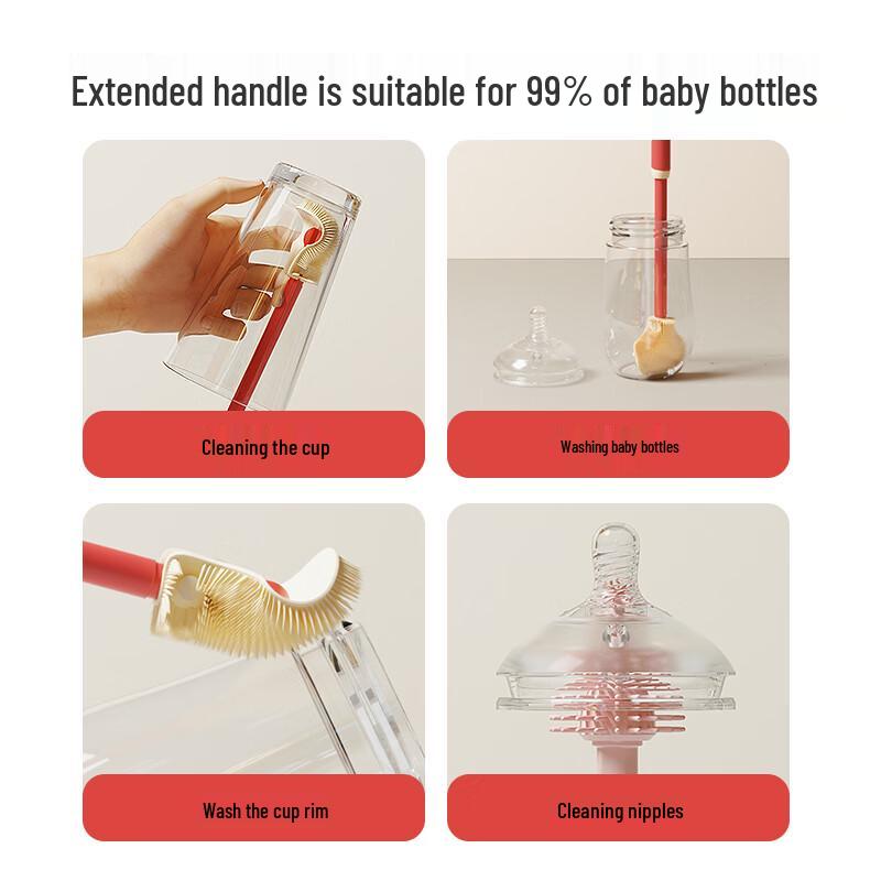 Taoqibaby Baby Bottle & Nipple Cleaning Essentials
