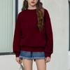 Jungen Mädchen Pullover Oberteil Lockerer Schnitt Farbe Sportlich Lässig Oberteil für Kinder