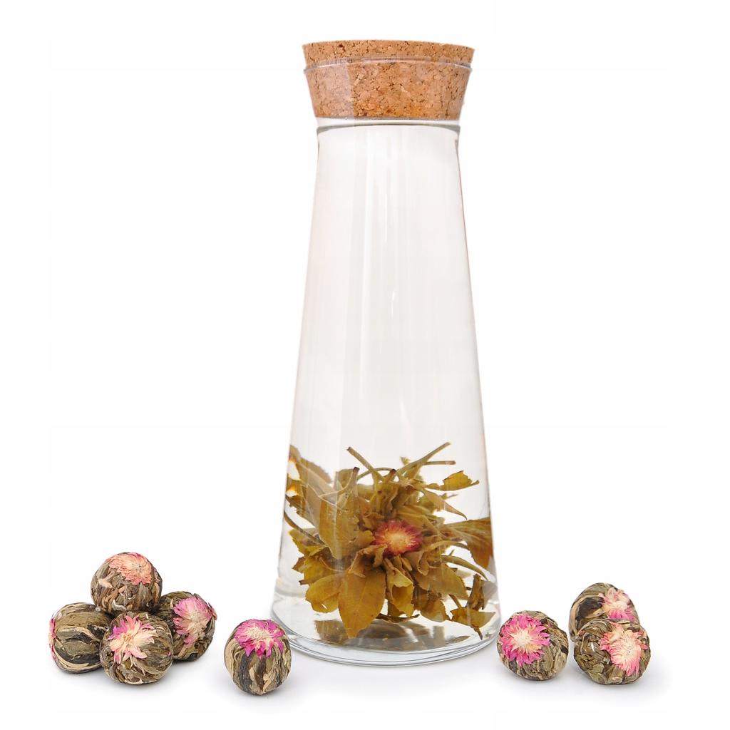 Flowering Tea Set for a Gift BLOOMING CHOCOLATE BOX 18 Different Teas