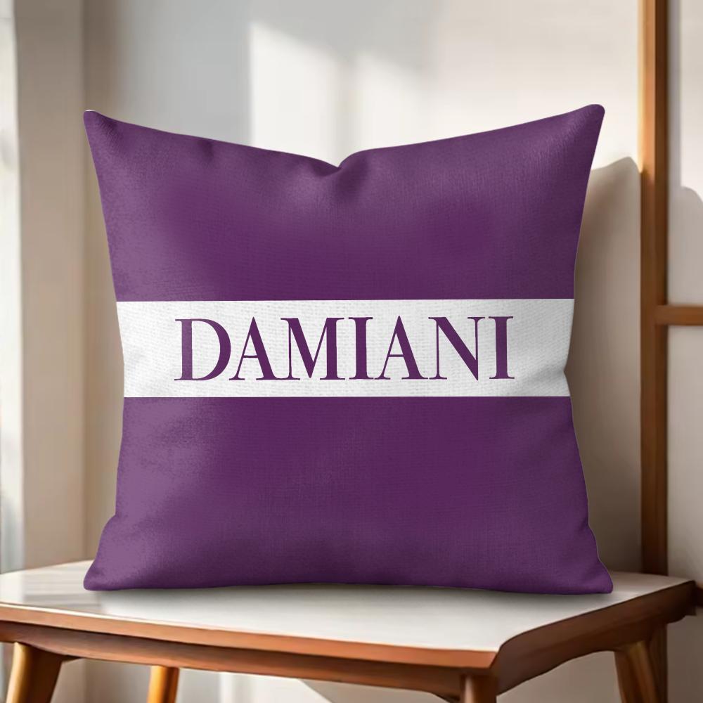 

Итальянская Великолепная Наволочка DDamiani с Подушкой Натуральный Лен Органическая Ткань Двусторонняя Печать Подушки для Дивана Декор для Дома 30x30cm