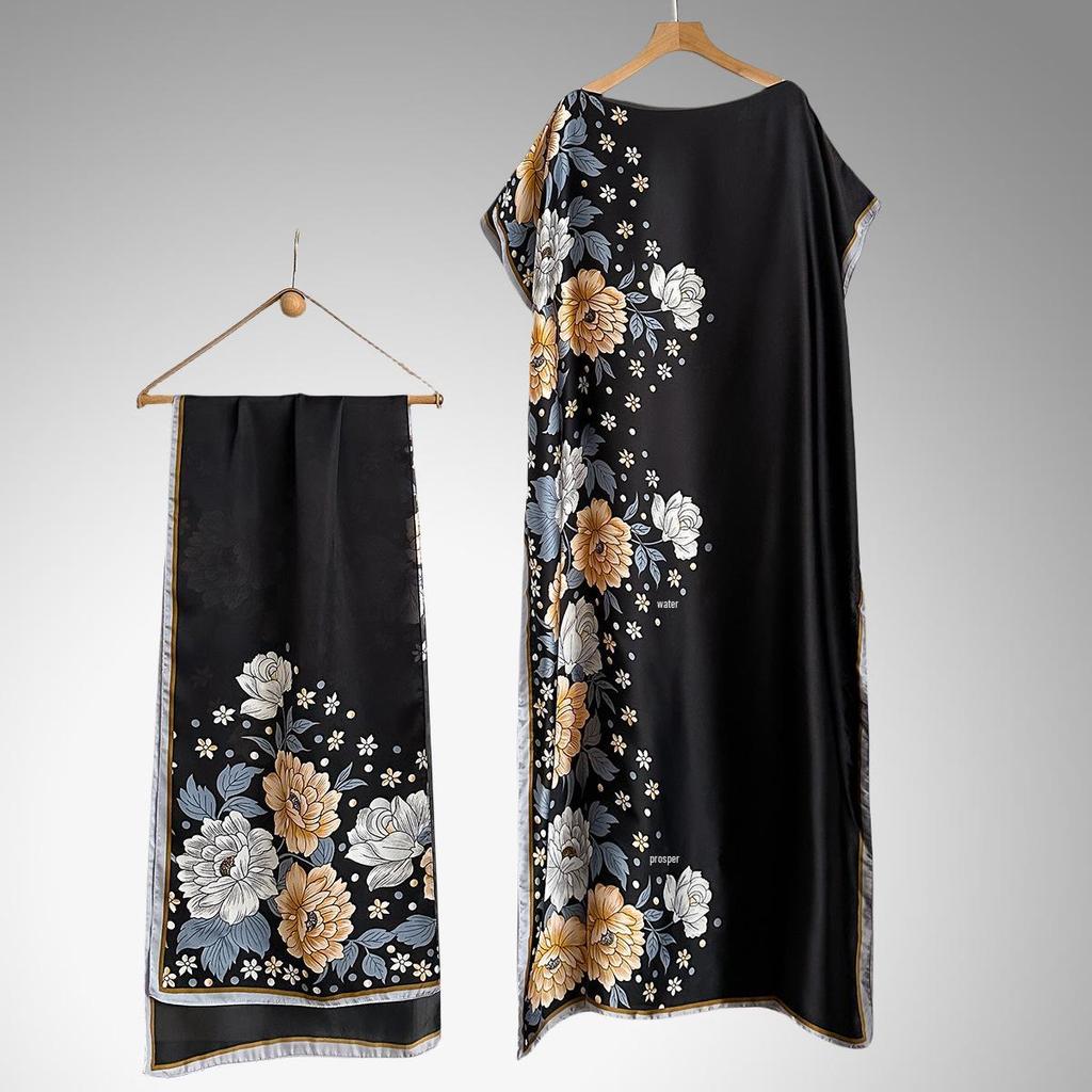 Middle Eastern Style Loose Long Dress Abaya for Women