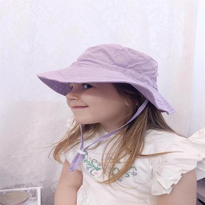 Real Shot  Children's Hat Spring and Summer Sun Hat Men and Women Baby Breathable Basin Hat Beach Hat Fisherman Hat