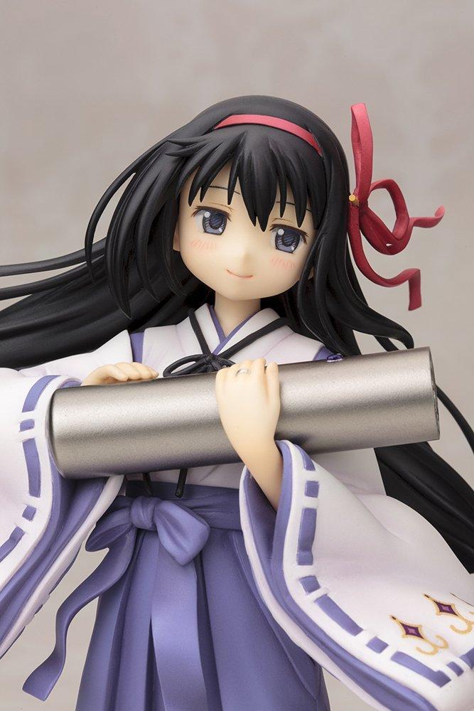 Kotobukiya Puella Magi Madoka Magica the Movie Akemi Homura Shrine Maiden Outfit Scale PVC Painted Finished Figure - - 1/8