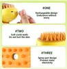 3-in-1 Elektrische Haustierpflegebürste mit Dampfspray-Massagekamm für Hund Katze zur Kontrolle des Haarausfalls