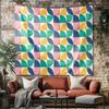 1Pc Bauhaus Abstract Printed Tapestry Living Room Background Wall Art Decoration Multi Size Space Pendant