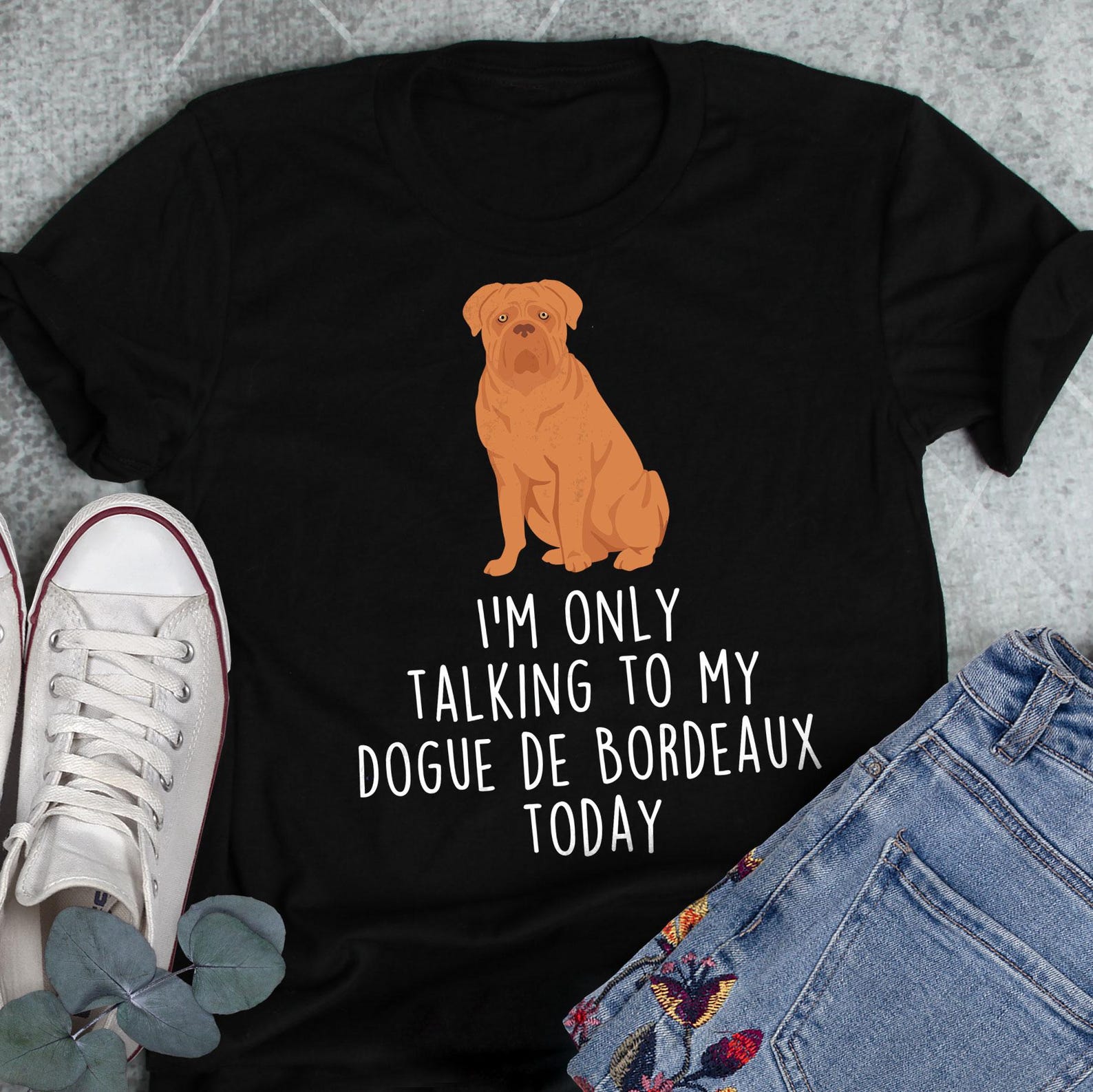 Dogue de Bordeaux Shirt, , , Cute Red French Mastiff T-shirt, Funny Dog Lover Gift, Pet Tee, Dog Mom, Dad, Fawn Bordeaux Bordeauxdog 110