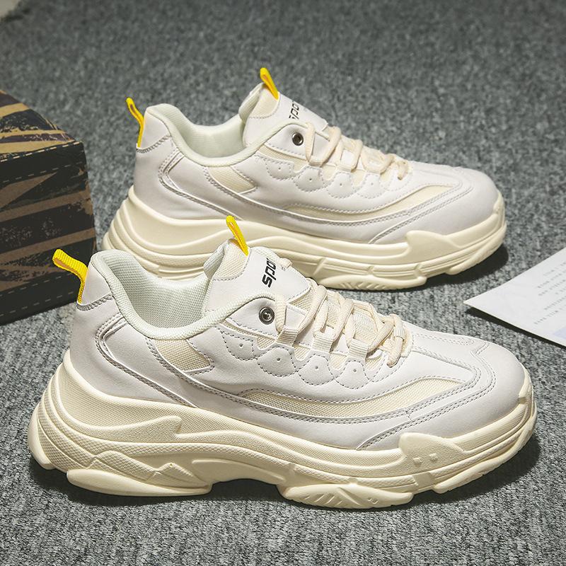 

МОДНЕ ВЗУТТЯ Чоловічі дихаючі спортивні кросівки Спортивне взуття для бігу Відкритий жіночий теніс Тренажер для тренажерного залу 45 бежевий