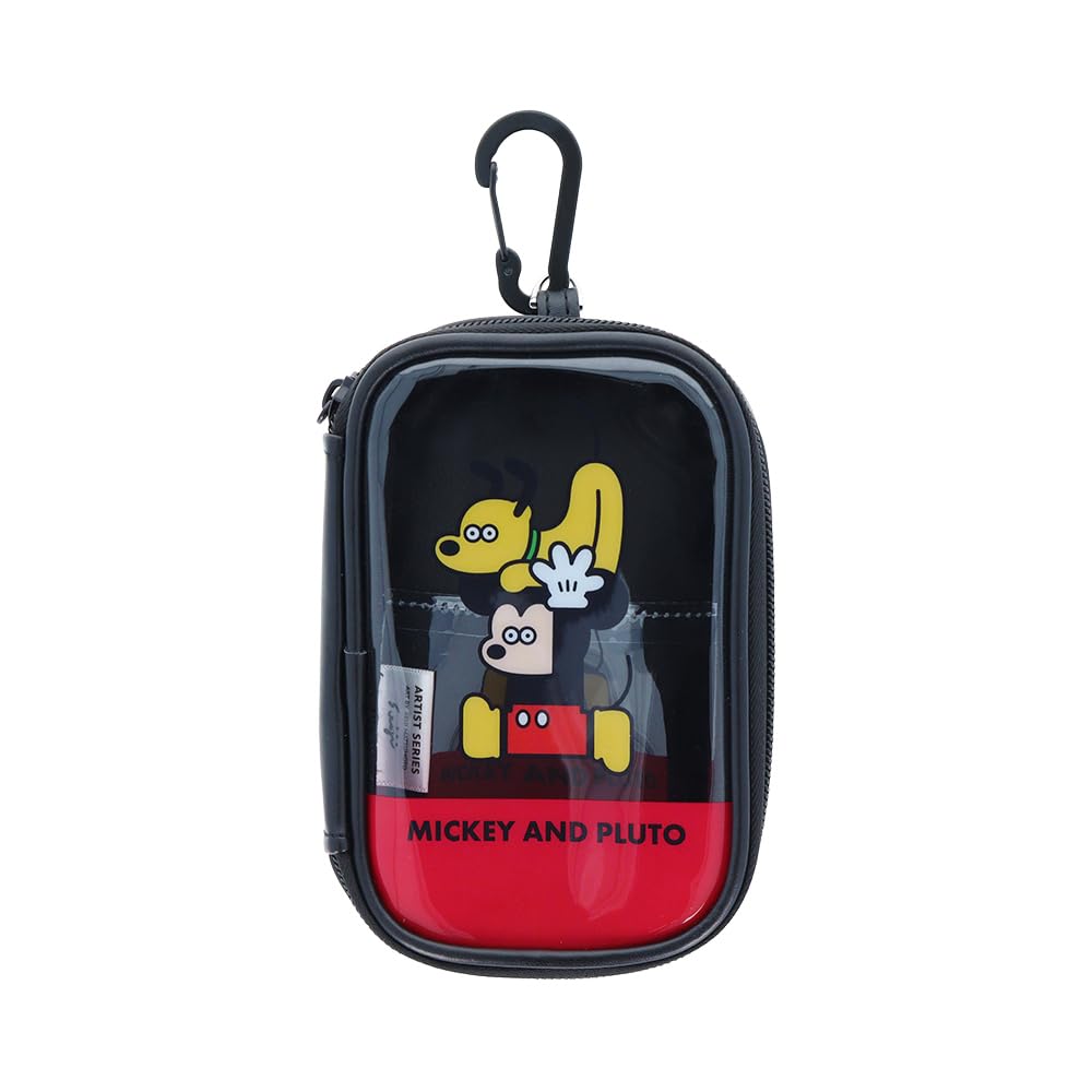 Stationery Disney Pouch with Seiji Matsumoto x Disney Standard Mickey S2335697 Sun-Star Carabiner, Mouse,