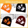Pattern Ghost Festive Knitted Cap Halloween Fashion Hat Casual Gift Breathable