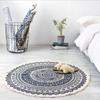Morocco Round Rug Boho Tassel Cotton Fabric Carpet Mat Door Blanket Living Room Home Office Decoration top sale