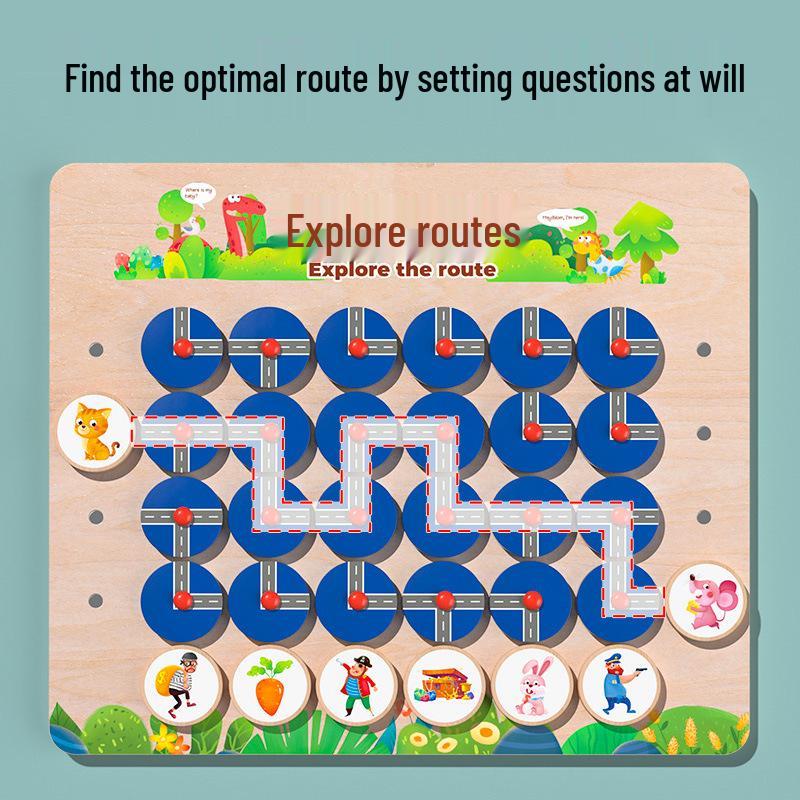 

Route Explorer Educational Toys for Kids Ages 3-6: Enhancing Brain, Concentration, and Attention