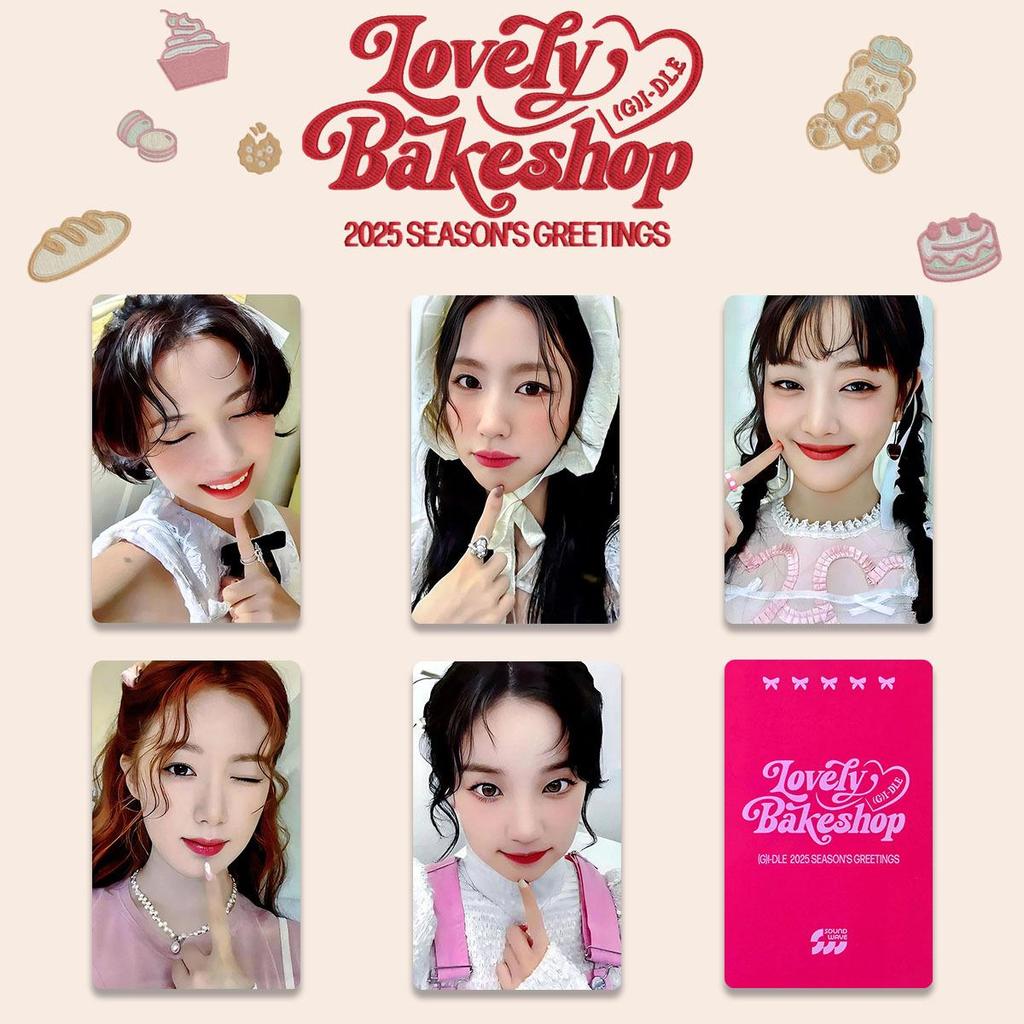 (G)I-DLE 2025 Season's Greetings Doll Desk Calendar & Photocard Set with Special Benefit Card