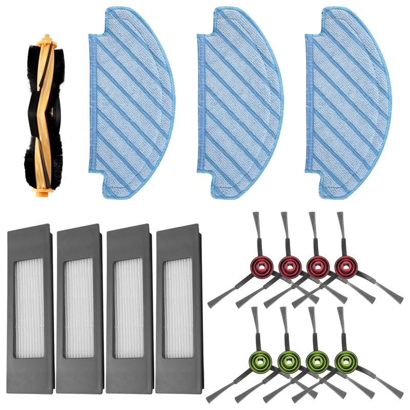 Good-Cleaning Cloth Brush Filter Accessories Replacement Parts Set For Ecovacs DEEBOT N8 Pro N8 Pro+ Vacuum Cleaner Robot