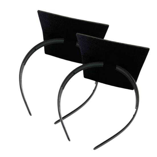 Hair Hoop Graduation Cap Headband Strong Grip Double-Sided Tape Comfortable Fit Hair Styling Band Graduation Hat Accessory