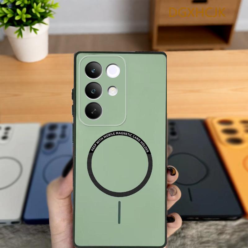 

For Realme C85 Pro Case Realme C85 Pro Phone Case Realme C85Pro Cover RMX5555 Shookproof Color magnetic hard Silicone back cover realme C85 Pro