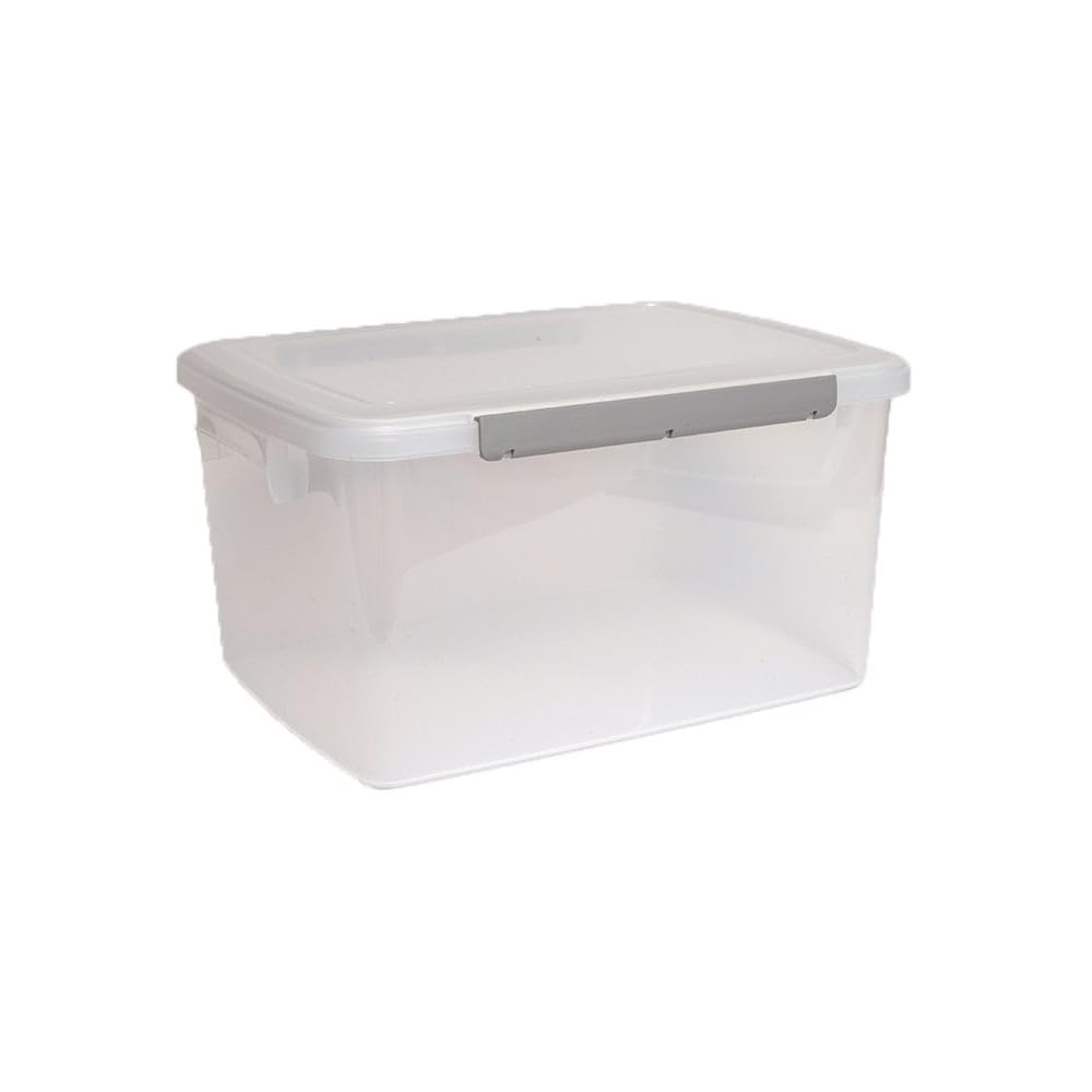 Asvel Kitchen Storage Side for Commercial Ideal for Stocking and Daily Necessities NF-65 Container, Large, 30.0L, Moisture-Resistant, Lock, Use,